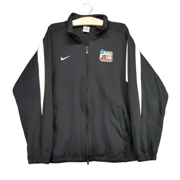 Nike Drifit Full Zip Jacket SZ Mens L Black White Womens NCAA Final Four 2011 - Picture 1 of 12